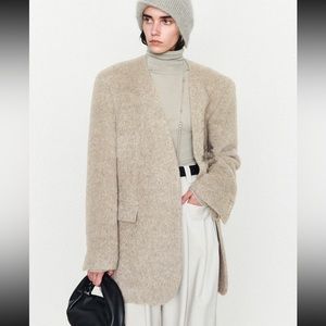 NWT! Fuzzy, Oversized Shift Coat